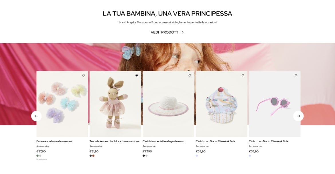 La realizzazione di un e-commerce per un noto brand del fashion - Il Caso Accessorize